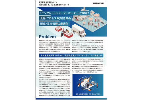 �u�e���v���[�g�~�C�[�W�[�I�[�_�[�v�Ŏ����I�H�i�i�v���Z�X�n�j�����Ƃ̔̔��E���Y�Ǘ��̍œK���̎����C���[�W